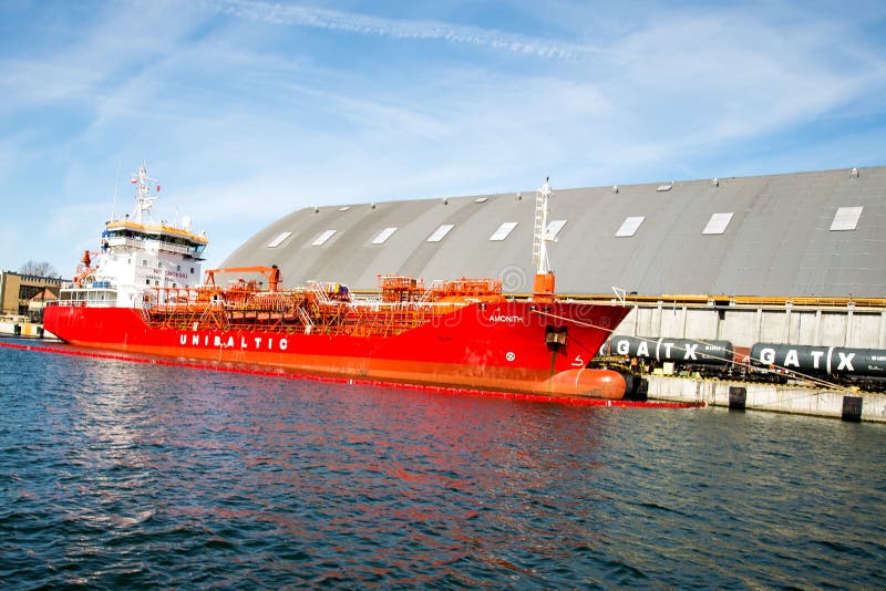Tankerschip royalty-vrije stock afbeelding Tankerschip royalty-vrije stock afbeelding