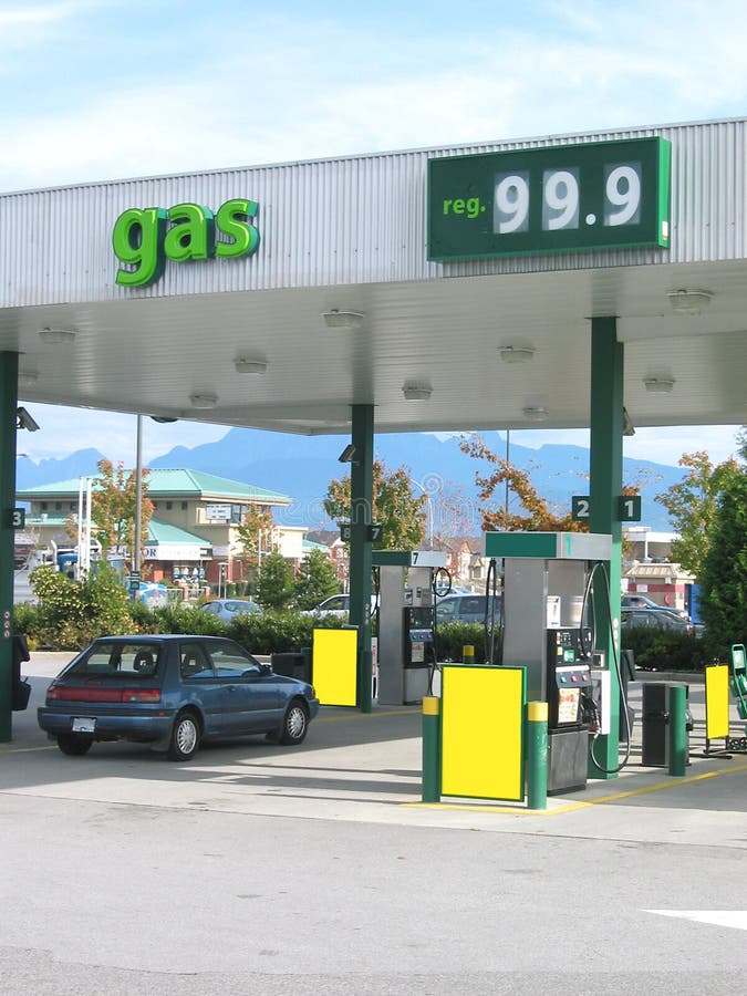 Tankstelle lizenzfreie stockfotografie