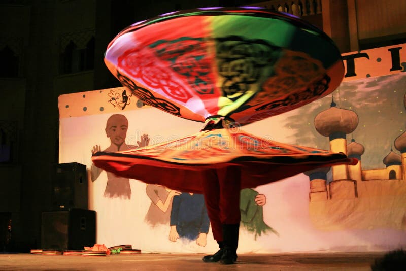 Tanoura dance, Egypt editorial stock photo. Image of back 14153533
