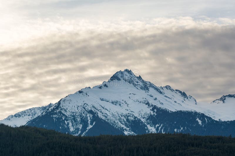 Tantalus Mountain in Vancouver BC Canada Range Closeup royalty free stock images Tantalus Mountain in Vancouver BC Canada Range Closeup royalty free stock images