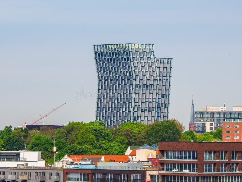 Tanzende Tuerme Dancing Towers In Hamburg Hdr Stock Image Image Of