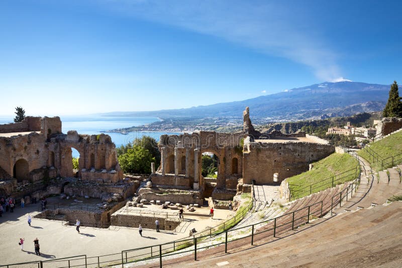 De Griego romano teatro,, Sicilia,.