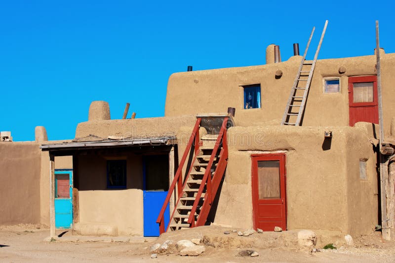 Taos Pueblo royalty free stock photos Taos Pueblo royalty free stock photos