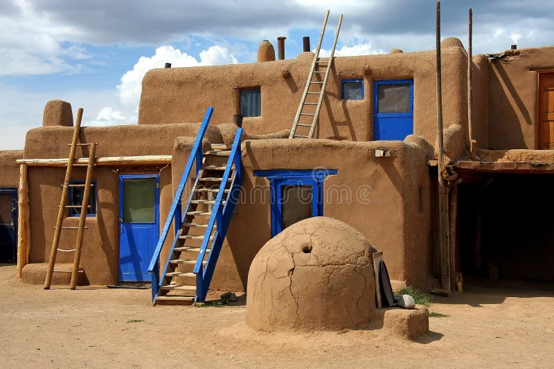 Taos Pueblo royalty free stock photography Taos Pueblo royalty free stock photography