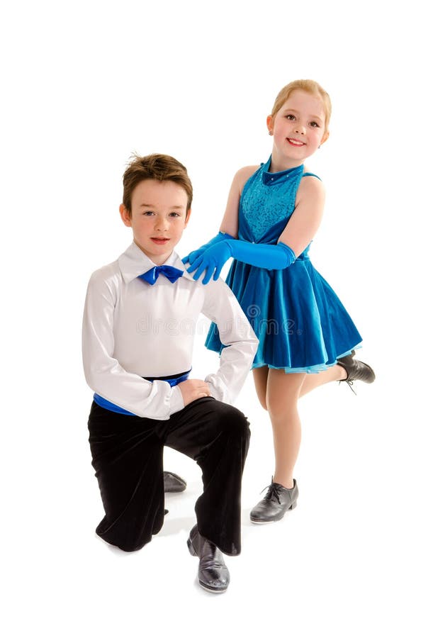 Tap Dance Boy and Girl Partners Stock Image - Image of dancing, couple:  32756399