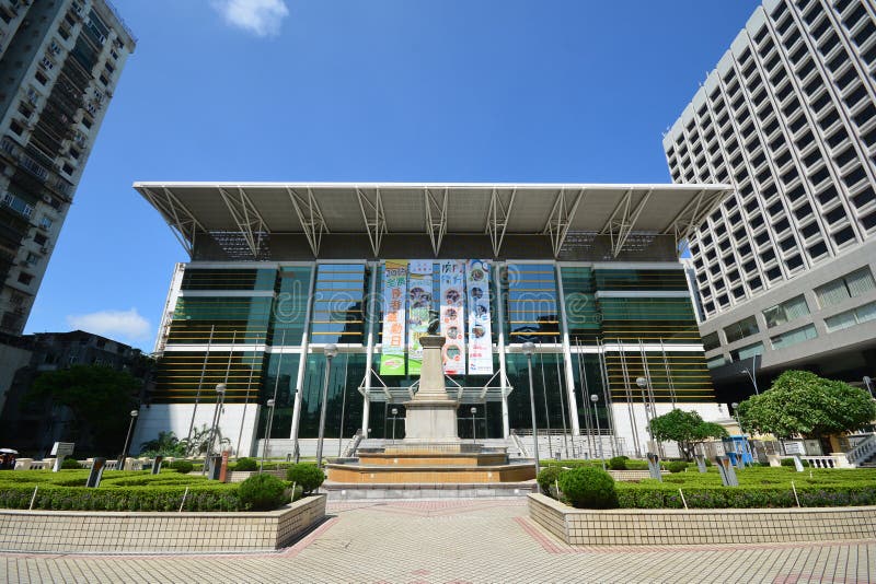 Tap Seac Multi-sports Pavilion, Macau - September 5, 2015 royalty free stock photo Tap Seac Multi-sports Pavilion, Macau - September 5, 2015 royalty free stock photo