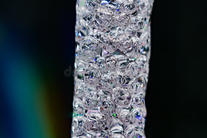 Colored water bubbles stock image. Image of closeup 109565015