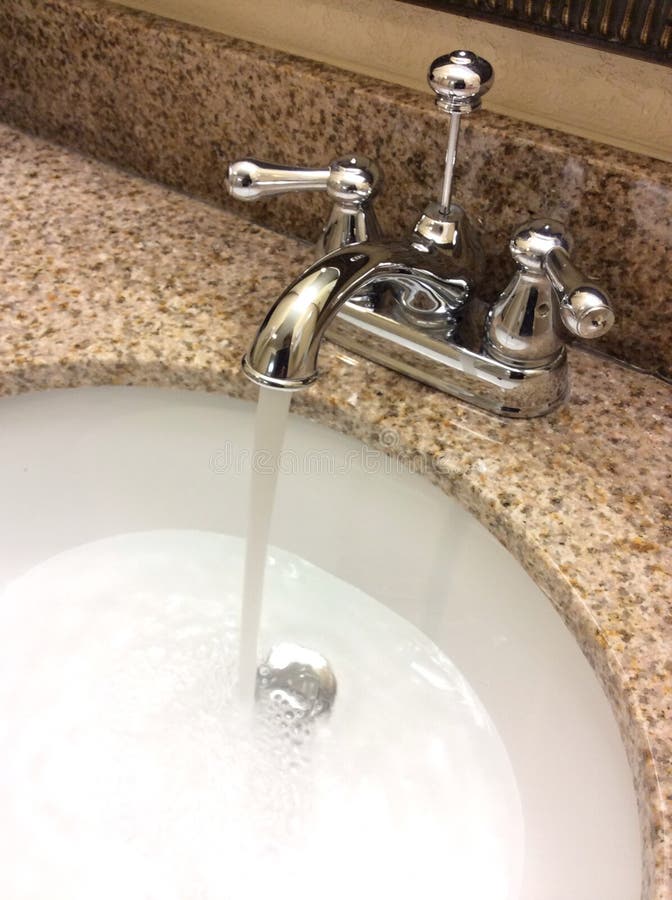Tap of running water stock image. Image of leaking, fall 46433409