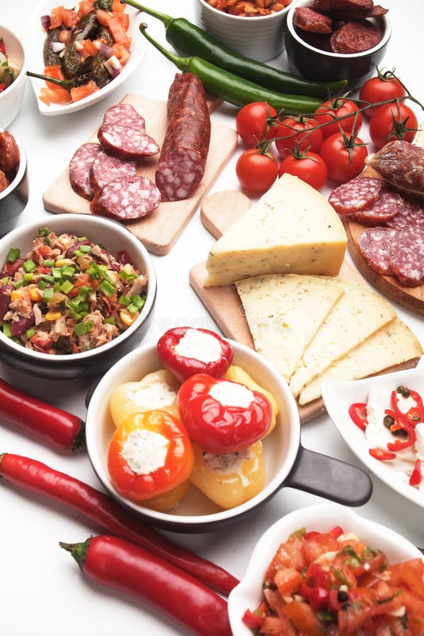 Tapas or antipasto food stock image. Image of buffet 51875371