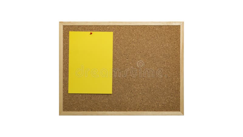 Tape el tablón de anuncios con corcho con el marco de madera, papel coloreado fijado, aislado en blanco imagen de archivo Tape el tablón de anuncios con corcho con el marco de madera, papel coloreado fijado, aislado en blanco imagen de archivo