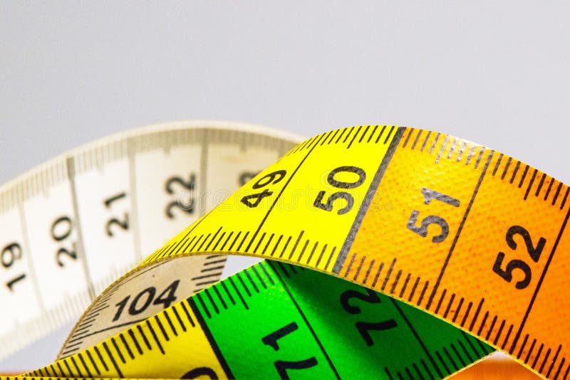 A Tape Measure As Used by People Who Make Their Own Clothes. Stock Image -  Image of studio, measure: 111093925