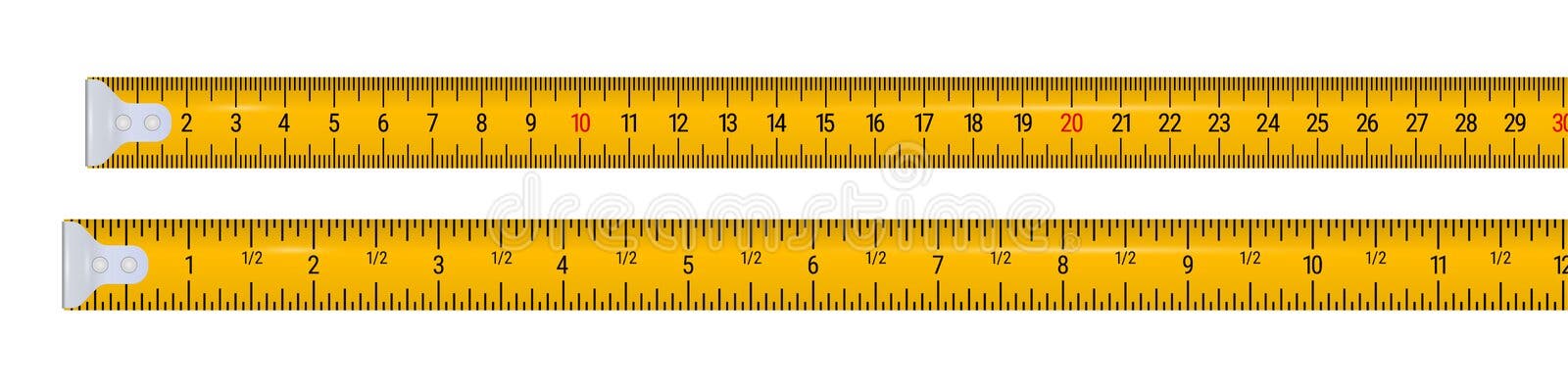 Tape measure in centimeters Royalty Free Vector Image