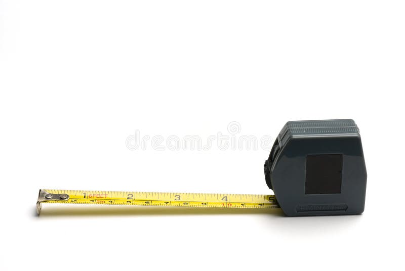 Tape Measure With Imperial And Metric Markings. Picture Image 7874556