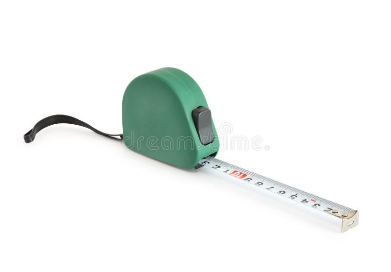 Tape Measure On White