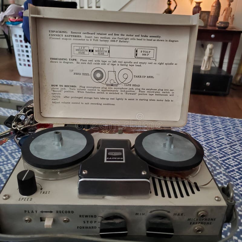 Tape Recorder Vintage Voice Editorial Image Image of gadget, camera