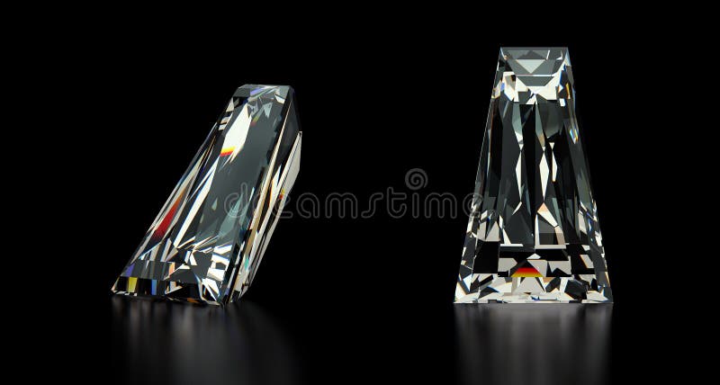 Tapered Baguette Cut Diamond