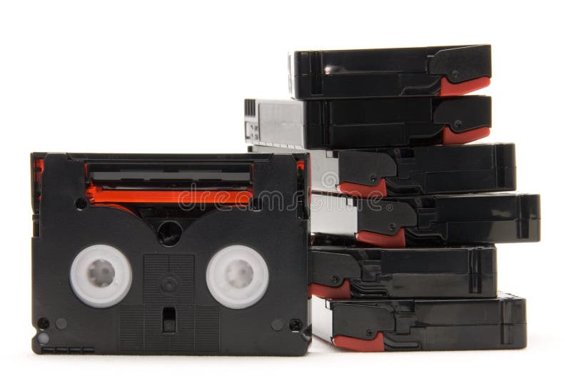 Tapes stack royalty free stock photography