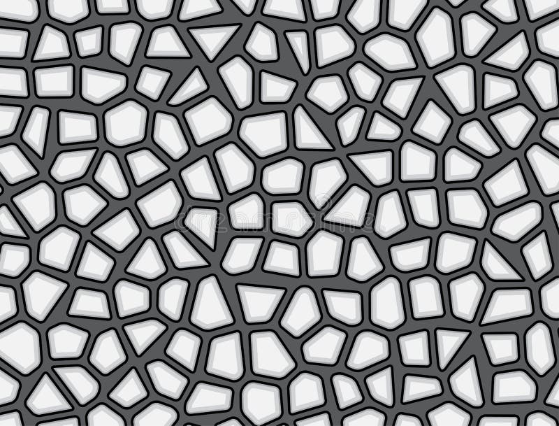 Tapet för bakgrund för vektor för mosaik för stenkiselstentextur vektor illustrationer