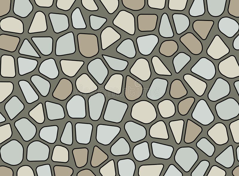 Tapet för bakgrund för vektor för mosaik för stenkiselstentextur vektor illustrationer