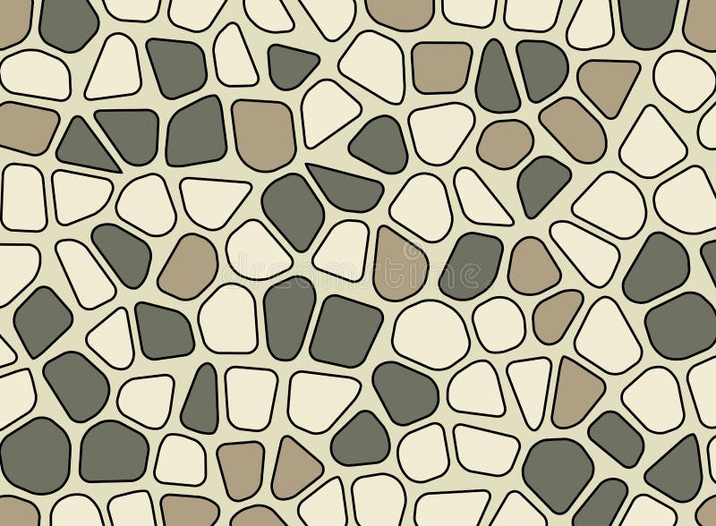 Tapet för bakgrund för vektor för mosaik för stenkiselstentextur vektor illustrationer