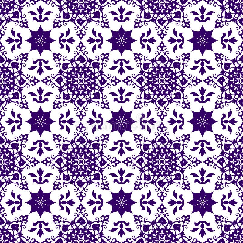 Tapet för textur för modell för blått för dekorativ tappning för österlänningabstrakt begrepp blom- sömlös arabisk kinesisk genom royaltyfri illustrationer Tapet för textur för modell för blått för dekorativ tappning för österlänningabstrakt begrepp blom- sömlös arabisk kinesisk genom royaltyfri illustrationer