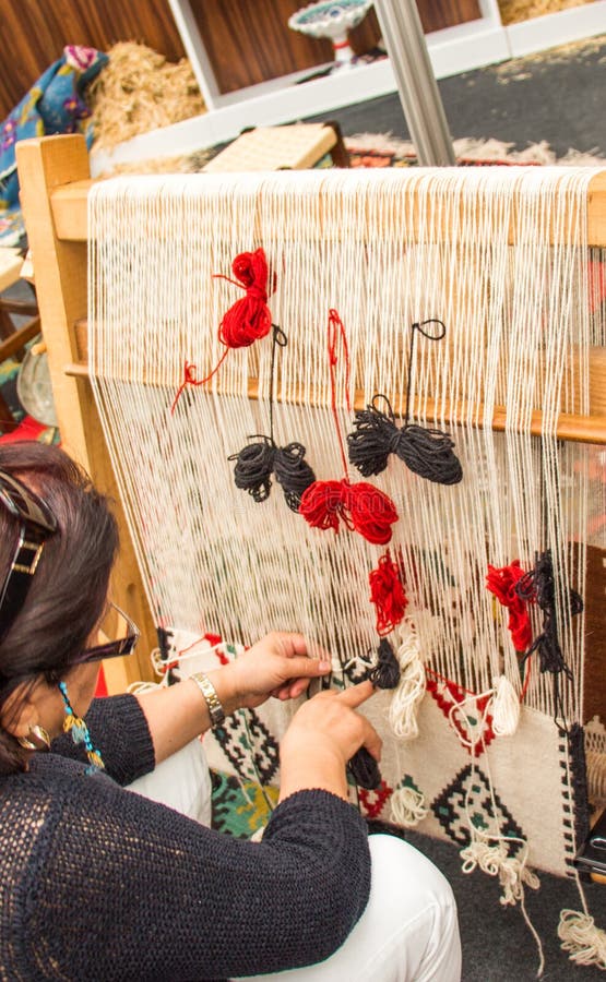 Tapetes e carpetes artesanais de tipos tradicionais fotos de stock royalty free