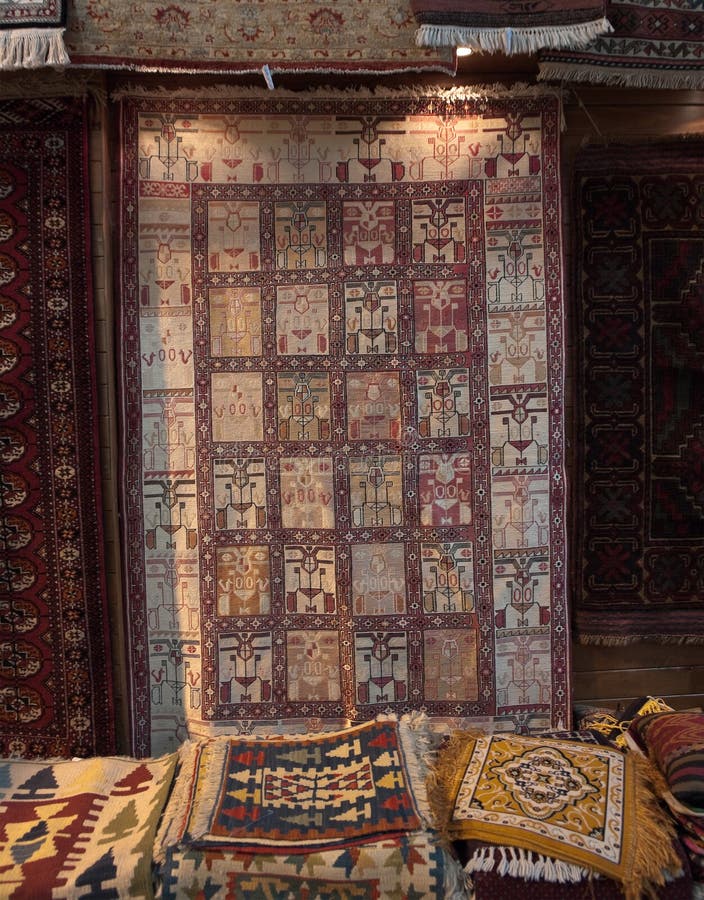 Shop of carpets in the Grand Bazaar, Istanbul, Turkey. Shop of carpets in the Grand Bazaar, Istanbul, Turkey