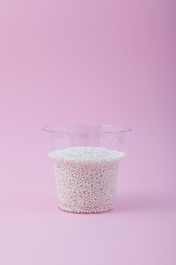 Tapioca Balls or Boba for Bubble Tea. White Sago Pearls or Tapioca