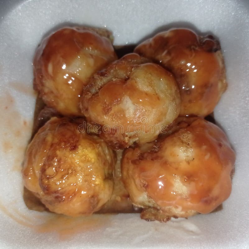 Tapioca Flourbased Food Processed with Egg Mixture with Quail Egg