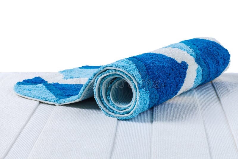 Tappeto blu acciambellato immagine stock libera da diritti Tappeto blu acciambellato immagine stock libera da diritti
