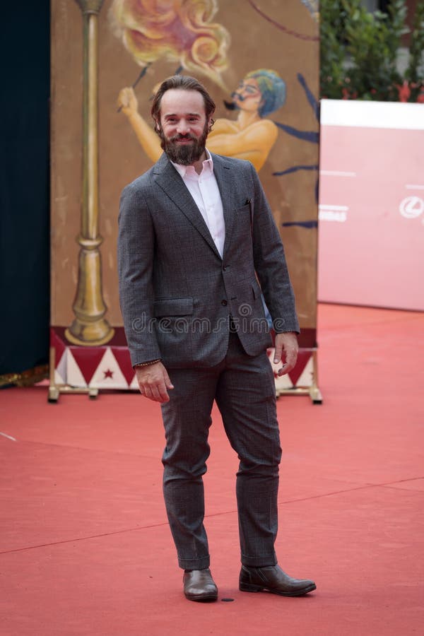 ROME, ITALY - OCTOBER 23: Italian actor Ludovico Fremont at Rome Film Fest 2021. Grido per un nuovo rinascimento Red carpet. Rome Italy, October 23th, 2021. ROME, ITALY - OCTOBER 23: Italian actor Ludovico Fremont at Rome Film Fest 2021. Grido per un nuovo rinascimento Red carpet. Rome Italy, October 23th, 2021