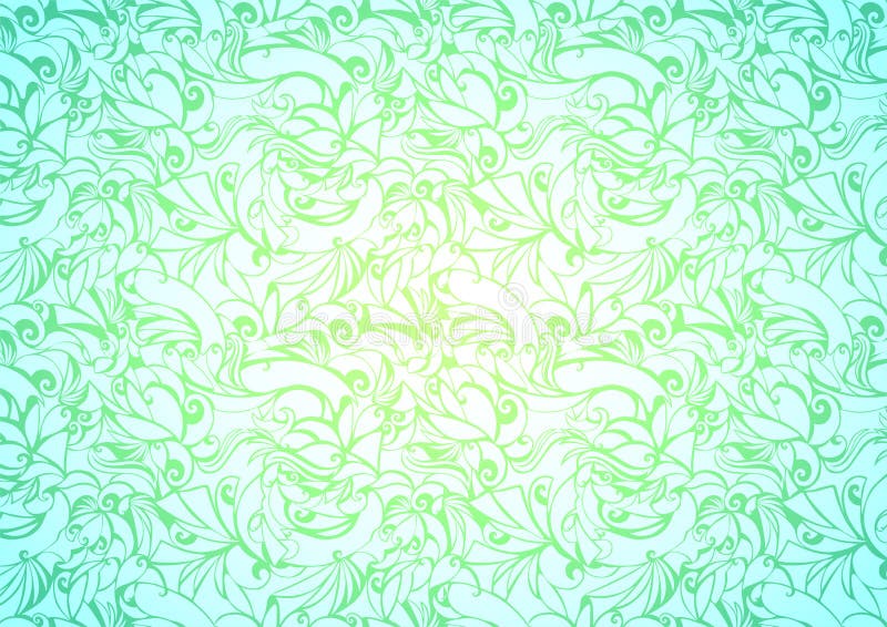 Tappninglimefrukt, grön bakgrund med blom- beståndsdelar royaltyfri illustrationer