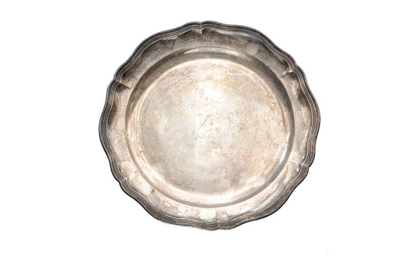 Tappningsilverplatta royaltyfria foton