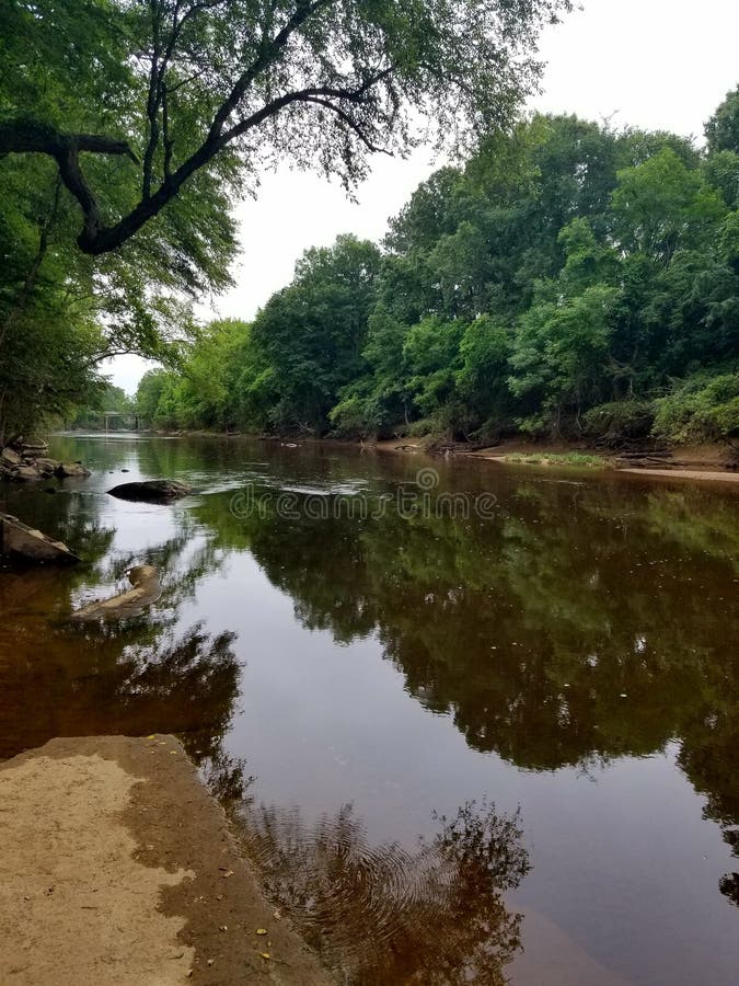Tar River in Rocky Mount North Carolina Stock Image Image of north