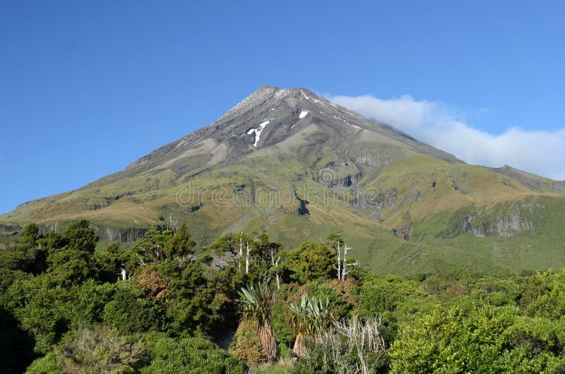 Taranaki (Mt Egmont), extinct volcano. New Zealand