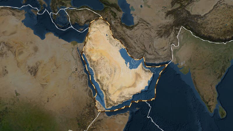 Targa araba evidenziata. faire. satellite illustrazione vettoriale