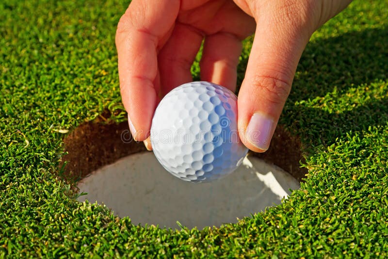 At the target stock image. Image of flag, golf, ball 24781099