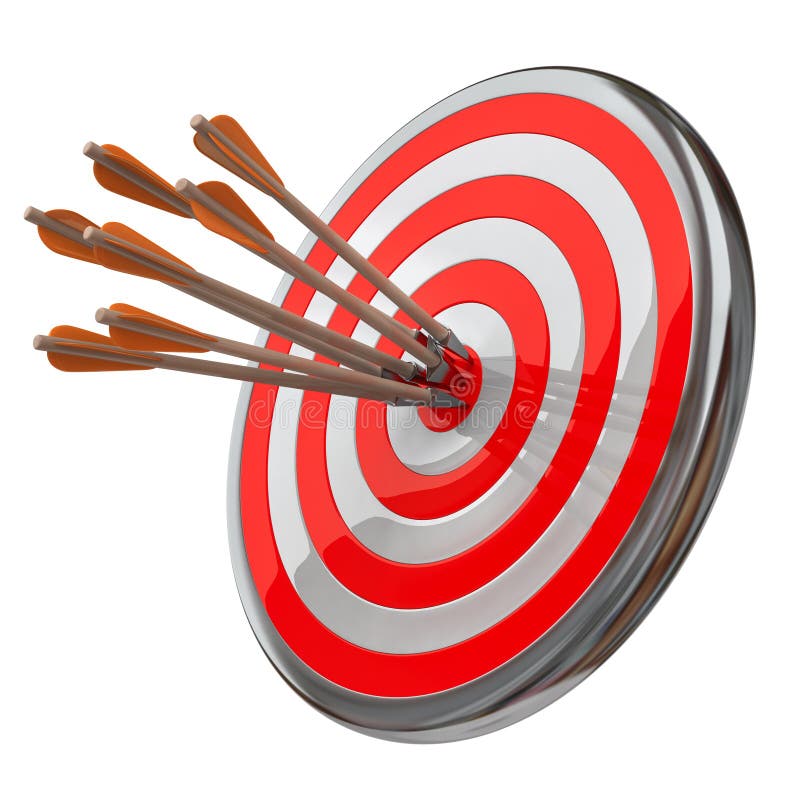 Target with arrows