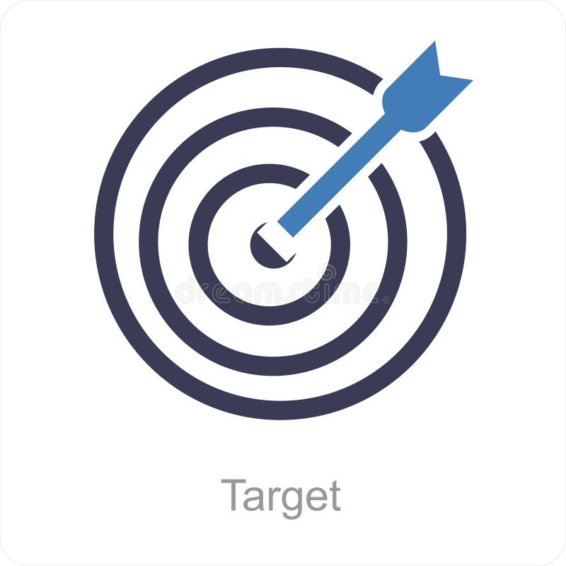 Target royalty free illustration