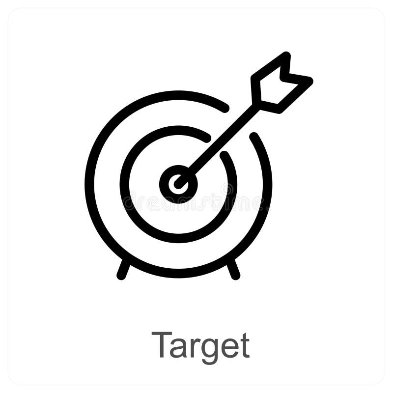 Target royalty free illustration