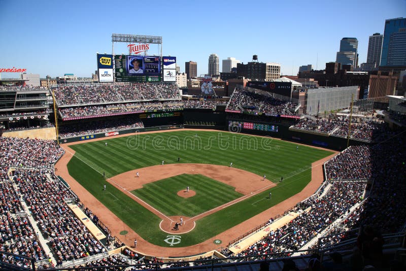 Baseball at the Rogers Centre in Downtown Toronto Editorial Photo