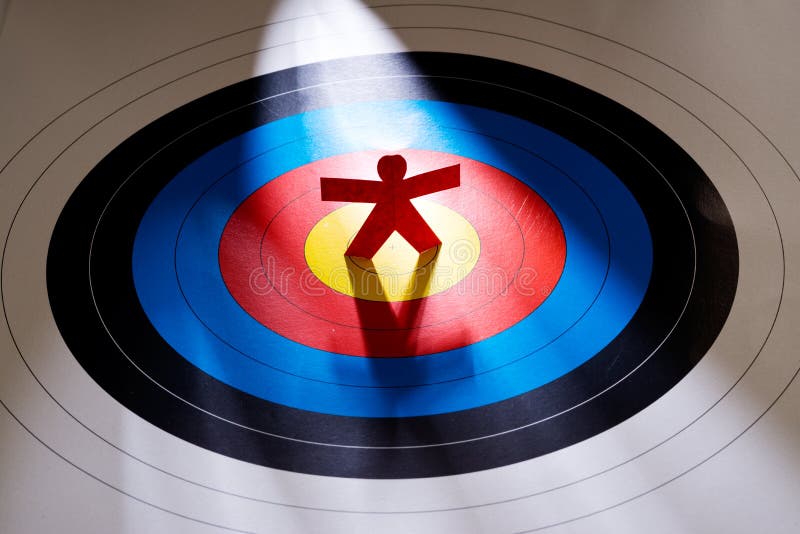 Target the right person stock photography