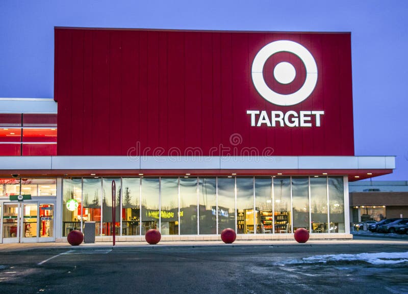 Target store in Sunridge Mall, Calgary Alberta. royalty free stock photos Target store in Sunridge Mall, Calgary Alberta. royalty free stock photos