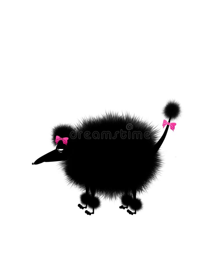 target1242_0_ jego gniewny doesn lubi pudla t ilustracja wektor target1242_0_ jego gniewny doesn lubi pudla t ilustracja wektor