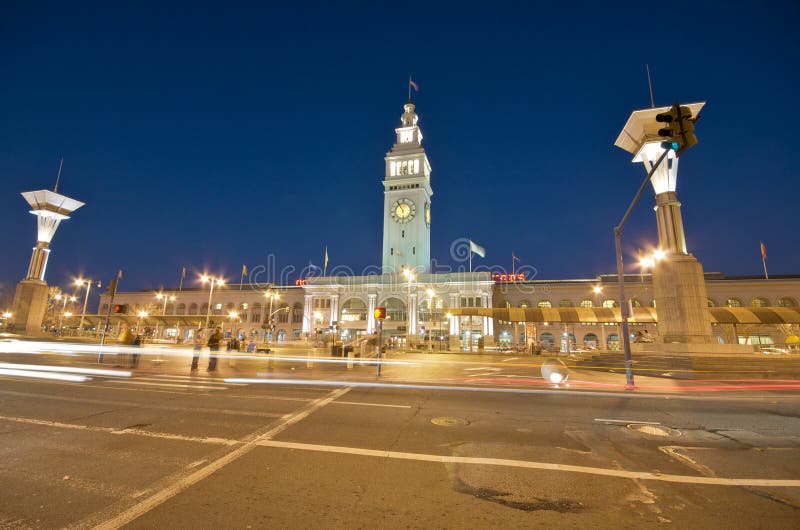 Ferry Building at the Embarcadero in downtown San Francisco. Ferry Building at the Embarcadero in downtown San Francisco.