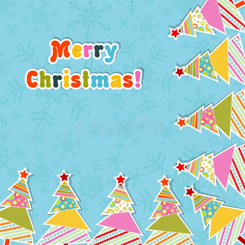 Tarjeta de felicitación de la Navidad del modelo, vector libre illustration