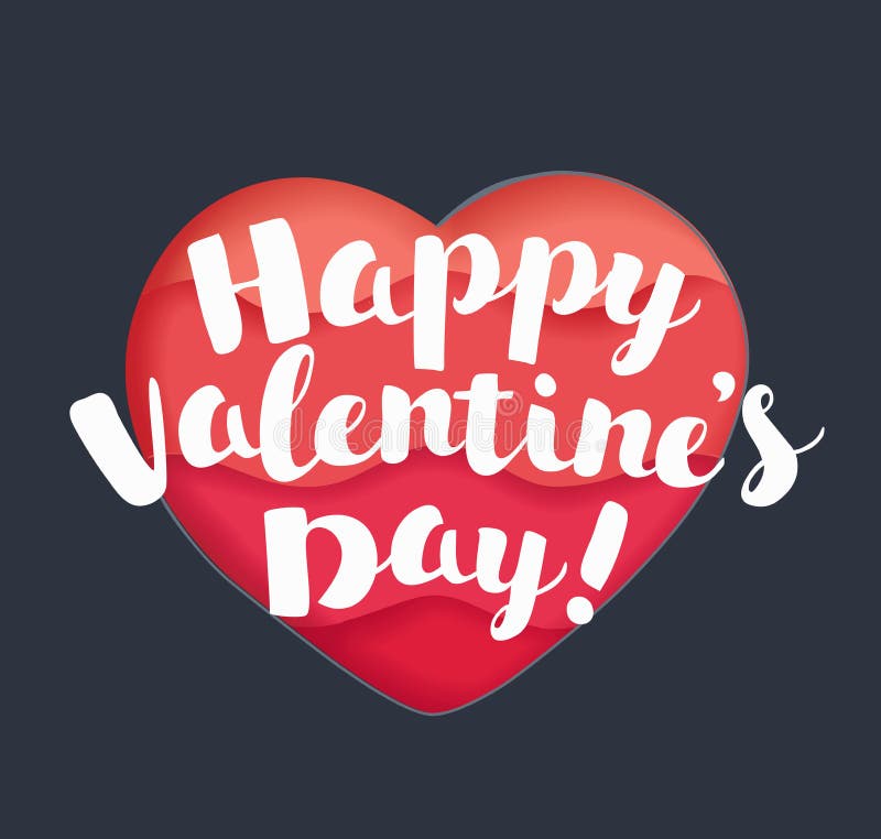 Tarjeta de felicitación feliz del día de tarjetas del día de San Valentín stock de ilustración Tarjeta de felicitación feliz del día de tarjetas del día de San Valentín stock de ilustración