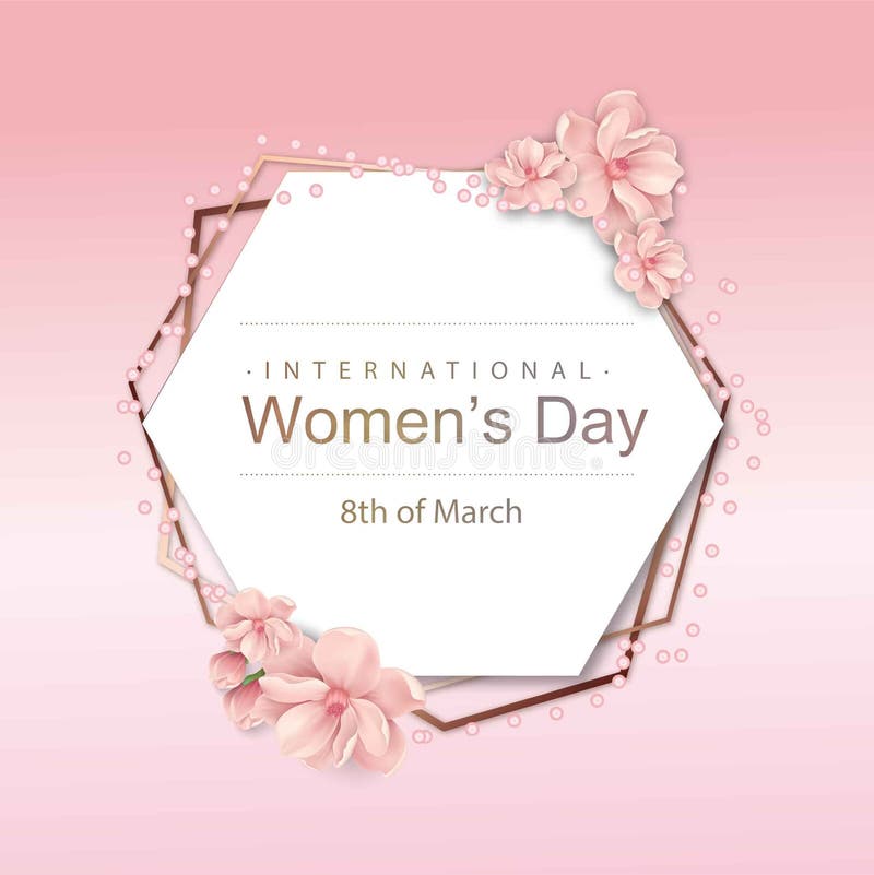 Tarjeta de felicitación floral del rosa del extracto - día feliz internacional de las mujeres s - 8 de marzo fondo del día de fie libre illustration Tarjeta de felicitación floral del rosa del extracto - día feliz internacional de las mujeres s - 8 de marzo fondo del día de fie libre illustration
