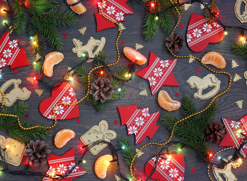 Tarjeta de felicitación por Año Nuevo o la Navidad imagen de archivo libre de regalías Tarjeta de felicitación por Año Nuevo o la Navidad imagen de archivo libre de regalías