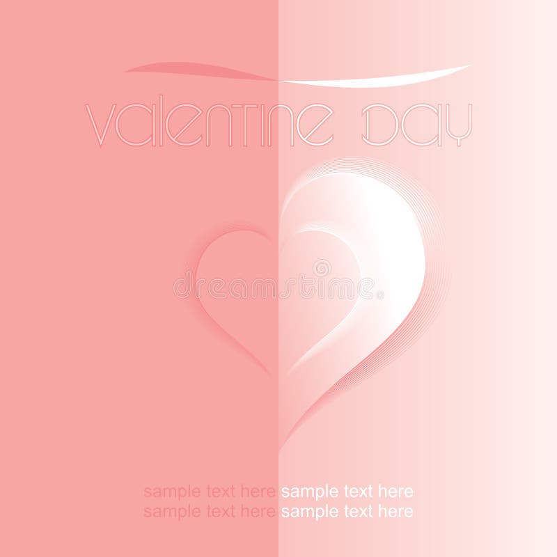 Tarjeta de la tarjeta del día de San Valentín libre illustration Tarjeta de la tarjeta del día de San Valentín libre illustration